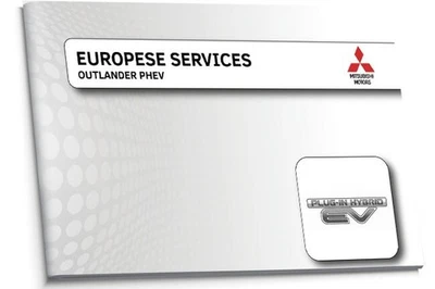 Libretto di manutenzione Mitsubishi olandese PHEV - Immagine 1 di 4