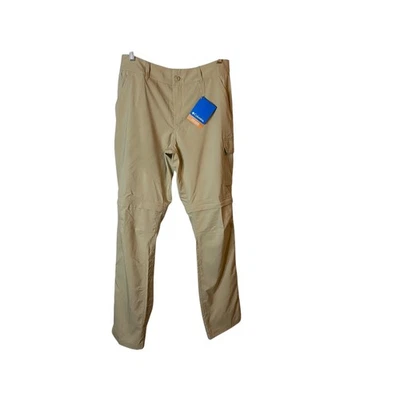 Pantalón convertible Columbia Silver Ridge utilitario para mujer talla 8 regular beige Foto 1 de 4