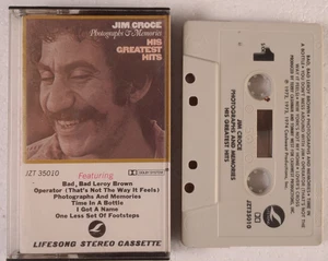 Jim Croce Photographs And Memories His Greatest Hits Cassette 1974 - Picture 1 of 4