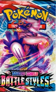 POKEMON SWSH Battle Styles EMPTY BOOSTER - NO CARD INSIDE - MINT - Imagen 1 de 2