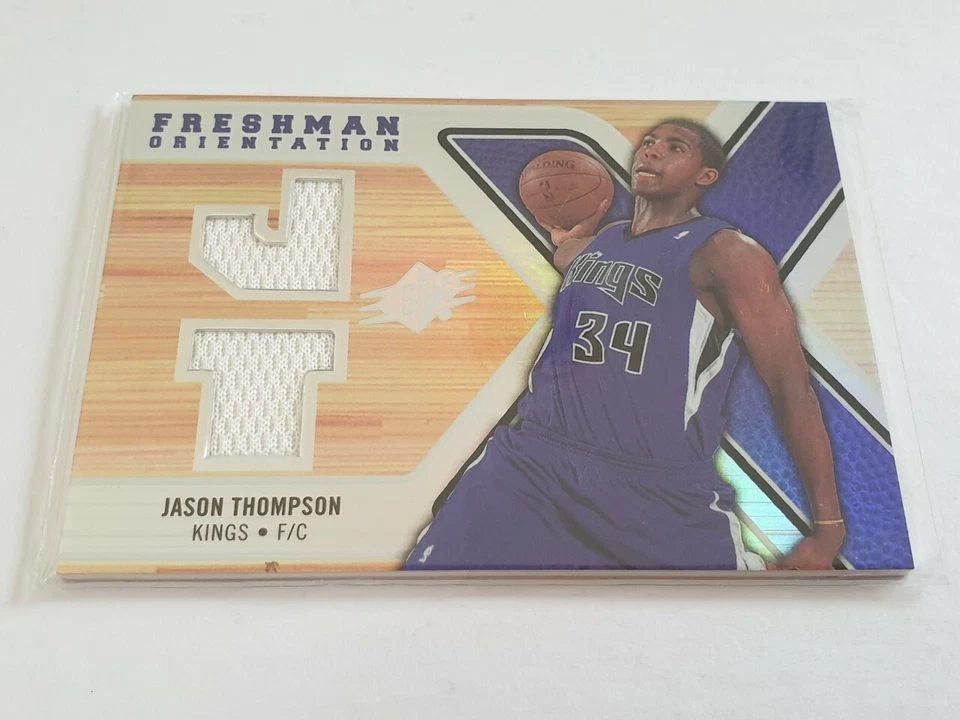 2008-09 SPx Freshman Orientation Jason Thompson Dual Jersey Card- Sacramento - Image 1 of 1
