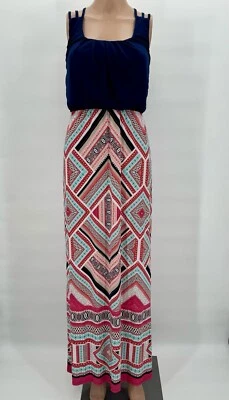 Trixxi Womens Strappy Maxi Dress Multicolor Pre Owned Size XXS - Image 1 of 4