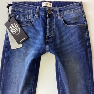 BNWT Men's 883 Police NATIVE REGULAR SLIM Blue Jeans Size 30 R W30 L32 (430E) - Picture 1 of 12