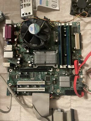 Intel DQ965GF mATX Motherboard Intel Core 2 Duo-E6320 1.86GHz 1Gb RAM - Image 1 of 4