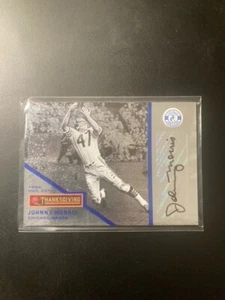 2013 Panini Totally Certified Johnny Morris Blue Thanksgiving Day Auto /15 #64 - Picture 1 of 2