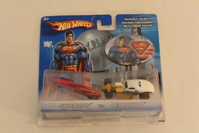 Hot Wheels DC Comics 2 Pack Superman vs Lex Luthor Die-Cast Car Set MOC NEW - Image 1 of 3