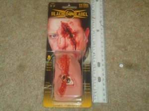 Tinsley Black Latex Label Eye Gash Halloween Accessory, Horror, Halloween - Picture 1 of 2