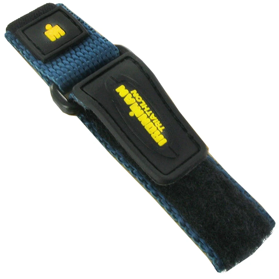 Pulseira de relógio Timex Ironman 14-16mm náilon azul preto amarelo feminino esporte envoltório rápido - Imagem 1 de 1