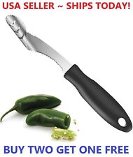 Jalapeno Pepper Corer Cutter Slicer Core Seed Remover Fruit Kitchen Tools 