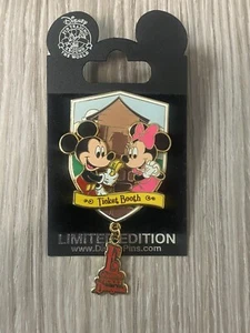 DISNEY PASSHOLDER EXCLUSIVE E TICKET COLLECTION MICKEY & MINNIE TICKET BOOTH PIN - Picture 1 of 4