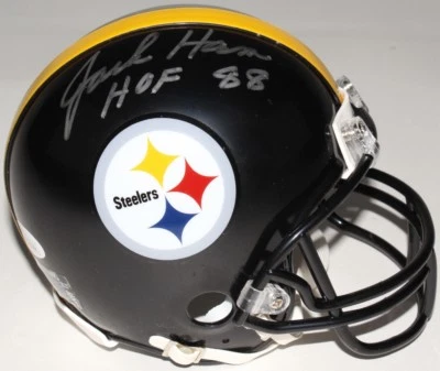 Jack Ham Signed Steelers Mini-Helmet Inscribed "HOF 88" (JSA COA)  - Image 1 of 4