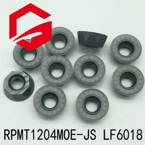 10PCS RPMT1204M0E-JS LF6018CNC alloy carbide insert round cutting insert turning - Picture 1 of 5