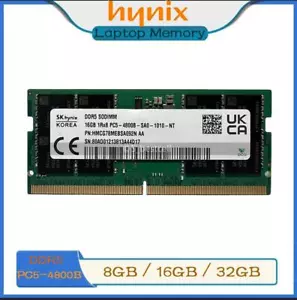 SK hynix 8GB 16GB 32GB DDR5 SO-DIMM 5600/4800 MHz Laptop Memory for HP Dell lot - Picture 1 of 11