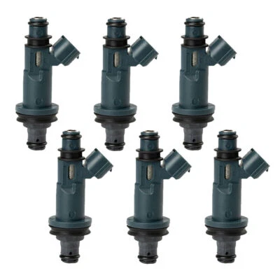 Juego de 6 inyectores de combustible para Toyota y Lexus 1997-2004 3,0 L V6 23250-20020 Foto 1 de 4