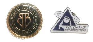 Buckaroo Banzai Set of 2 Metal Enamel Pins - Picture 1 of 1