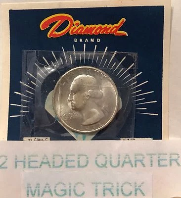 Two Headed Quarter - 2 Heads on this Double Side Coin, Joke or Magic Trick etc, - Image 1 of 2