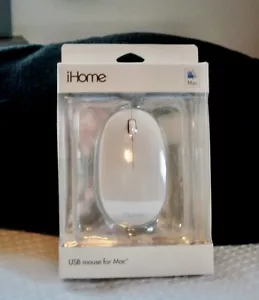 iHome USB mouse for Mac® Plug-n-Play NIB Laser White - Picture 1 of 1