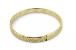 bracciale ELASTICO in oro giallo 18kt 750/1000 adatto a tutti i polsi - Foto 1 di 10