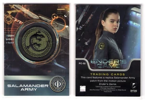 2014 Cryptozoic Ender's Game Salamander Army Replica Patch Chase Card HAILEE - Picture 1 of 1