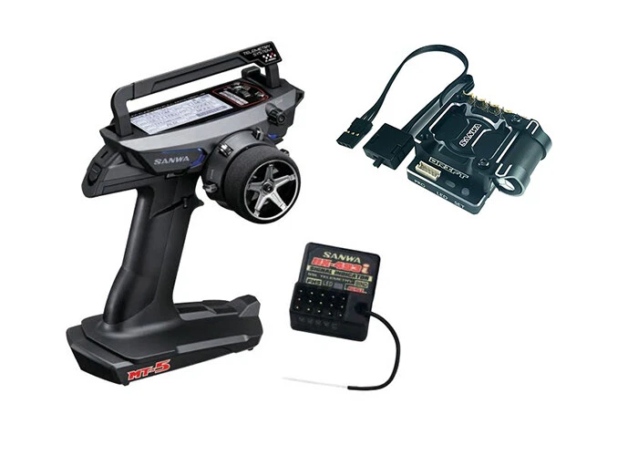 SANWA MT-5 w/RX493I X 1pc w/SV-D2 Drift ESC X 1pc Drift Set - Image 1 of 1