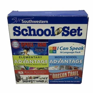 Southwestern Advantage School 6 CD Set MAC Windows Homeschool The Learning Co. - Picture 1 of 6