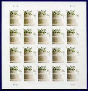 Scott 4735 Hochzeitstorte 66 ¢ Bogen mit 20 Briefmarken postfrisch S1016 - Bild 1 von 1