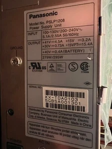 Panasonic PSLP1208 / KX-TDA0103 PSU-L Power Supply - Picture 1 of 1