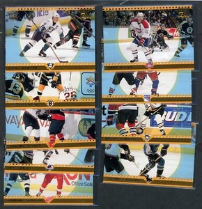2002-03 PACIFIC IMPACT ZONE PARTIAL INSERT SET 9 OF 10 *6232