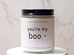 You're My Boo Candle | Funny Halloween Gift | Halloween Party Present | Funny - Picture 1 of 8