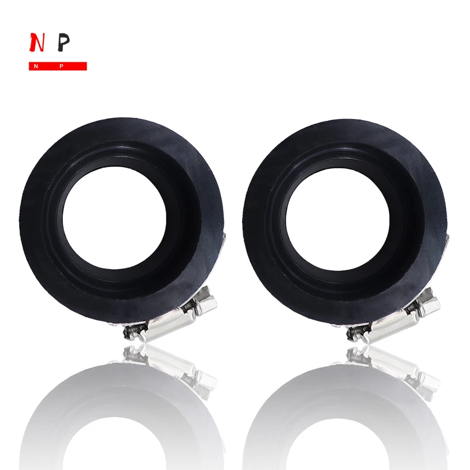 2X Carburetor Holder Intake Boot For Kawasaki Vulcan 500 EN500C LTD 16065-1320 - Image 1 of 4