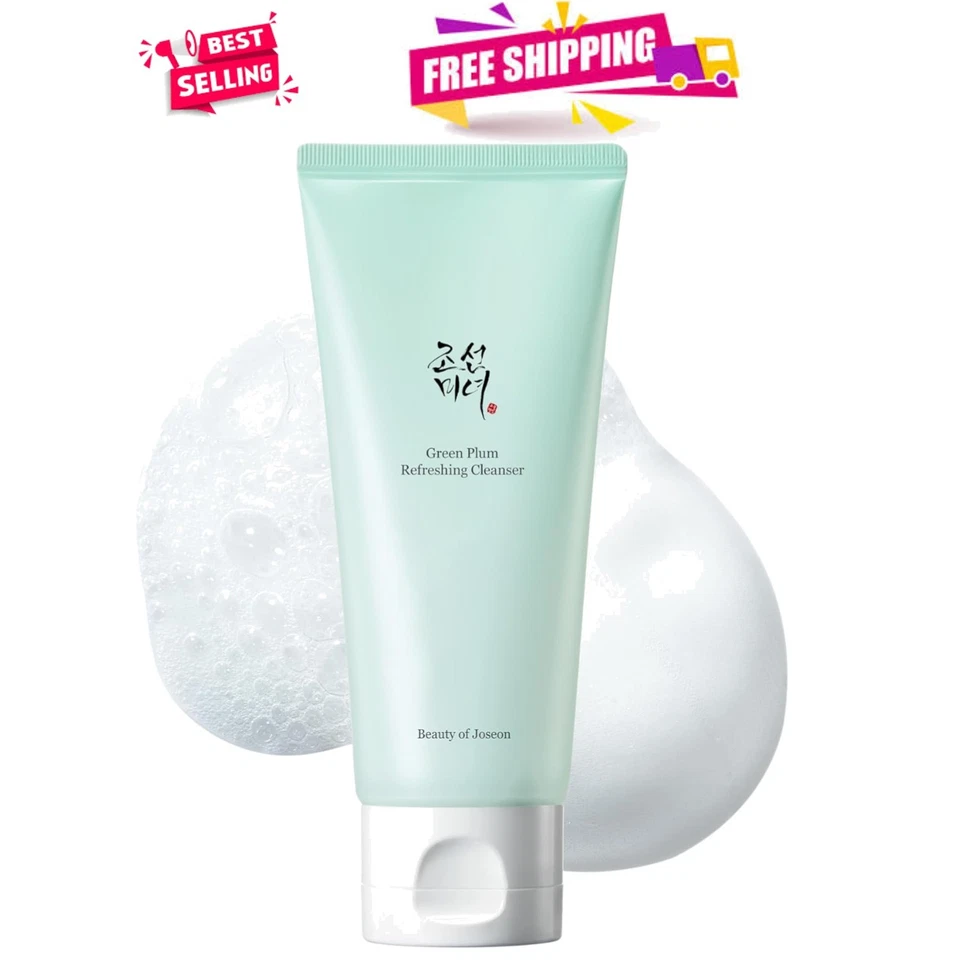 Refresque sua pele com gel de limpeza de ameixa verde - 3,38 fl. removedor de cravos oz - Imagem 1 de 4