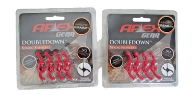 2 New Packs of Apex Gear DoubleDown String Silencers Red - Image 1 of 2