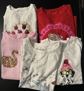 Crewcuts Girls T-Shirts Size 10/11 Lot Of 5 - Picture 1 of 10