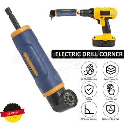 Bithalter Bit Winkelaufsatz 90 Grad Winkelgetriebe Winkelschrauber Vorsatz 1/4” - Bild 1 von 4