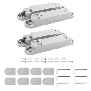 6in Hidden Door Hinge, Aluminium Alloy 180 Degree Swing Concealed Hinge Kit - Picture 1 of 12