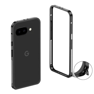 Для Google Pixel 9a, алюминиевый металлический гиппокамп тонкий бампер рамка бордюр чехол - Изображение 1 из 4