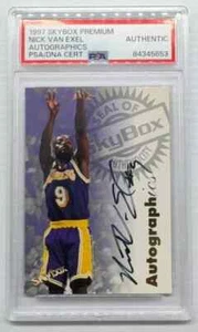 1997-98 Skybox Premium Nick Van Exel Autographics Auto PSA AUTHENTIC Autograph - Picture 1 of 2