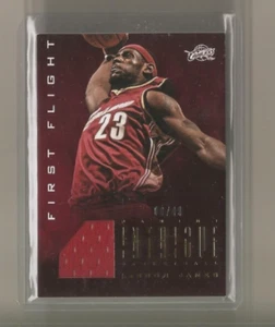 2012-13 Panini Intrigue LEBRON JAMES First Flight Game Worn Jersey 6/49 #1 JSY # - Picture 1 of 1