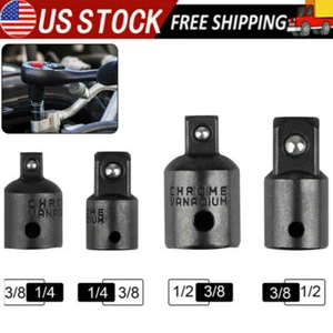 4-pack 3/8" to 1/4" 1/2 inch Drive Ratchet SOCKET ADAPTER REDUCER Air Impact US* - Picture 1 of 12