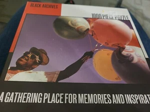 Black Archives Man with Balloons 1000 Piece Puzzle NEW * - Picture 1 of 3