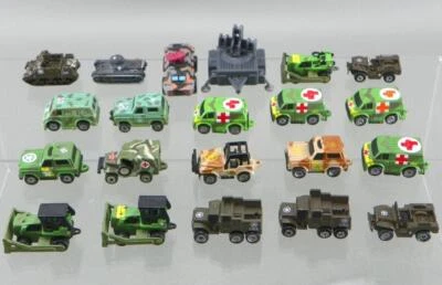 Vintage 1980s Galoob Funrise Micro Machines Millitary Army Jeep Van Tank Lot 21 - Image 1 of 4