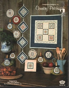 Country Patchworks Canterbury Designs Cross Stitch Pattern Book - Picture 1 of 1