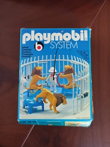 Seltenes Vintage Playmobil System 3517 Zirkus Zoo Löwenkäfig Set - Bild 1 von 3