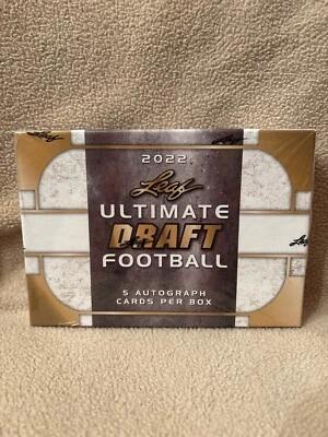 2022 Leaf Ultimate Draft NFL Football Hobby Box - Factory Sealed - Image 1 of 4