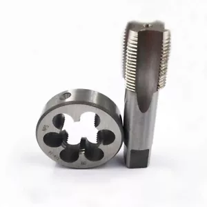 3/4''-14 NPS Tap and Die Set,Machine Thread Tap and Round Thread Die Right Hand - Picture 1 of 4