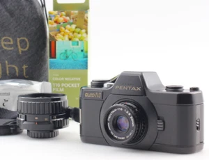 Pentax Auto 110 fotocamera super reflex pellicola obiettivo 24 mm 50 mm dal GIAPPONE - Ecc+5 - Foto 1 di 15