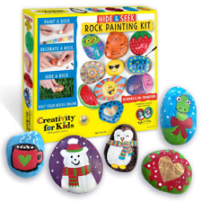 Hide and Seek Rock Painting Kit - Child Craft Kit for Boys