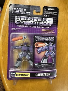 Transformers Heroes of Cybertron Galvatron Figure Generation One Collection New - Picture 1 of 2