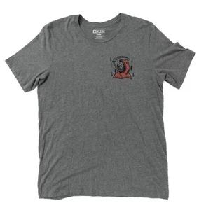 Chrome Industries D Klein Reaper Graphic Print T Shirt Mens L Short Sleeve Gray - Picture 1 of 7