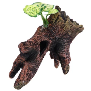 Sunken Wood Fish Tank Landscaping Reptile Decor Aquarium Landscape Ornament - Picture 1 of 12